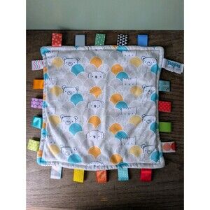 Taggies Mary Meyer Koala Bear Kitten Cat Baby Security Blanket Lovey Gray
